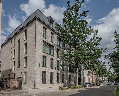 B5 Apartment-Hotel Karlsruhe - Gebäudefassade in der Bahnhofstraße